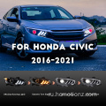 HCMotionz 2016-2021 Honda Civic Front Lamp Lames Lad